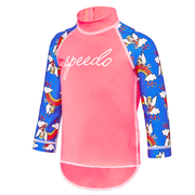 Speedo Toddler Girls Day Fairy Logo LS Suntop-swimwear-Bambini