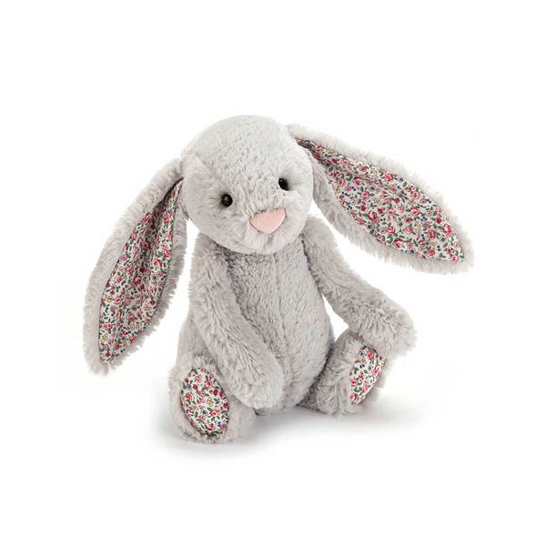 Jellycat Bashful Bunny Silver Blossom Small