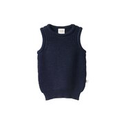Nature Baby Merino Knit Vest-tops-Bambini
