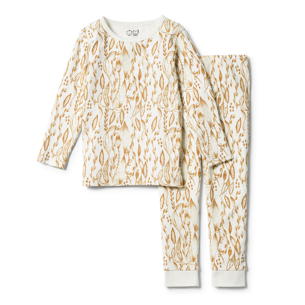 Wilson & Frenchy Little Vine Organic LS PJ Set