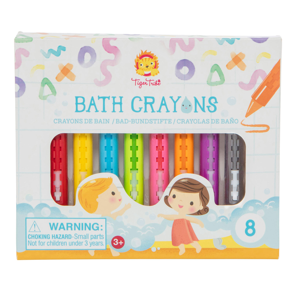 Tiger Tribe Bath Crayons 8 Pack