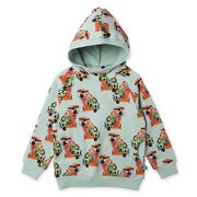 Minti Pirate Parrots Furry Pocket Hood-tops-Bambini