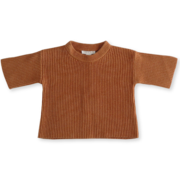 Grown Organic Dropped Shoulder Pull Over-tops-Bambini