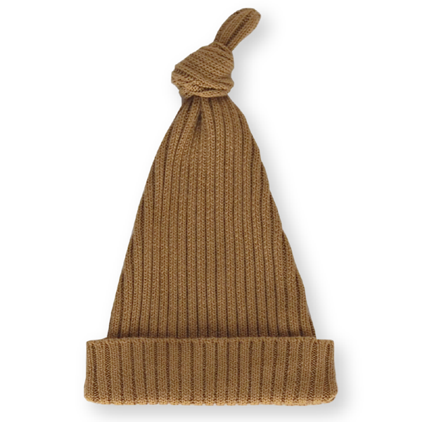 Grown Organic Ribbed Knot Beanie