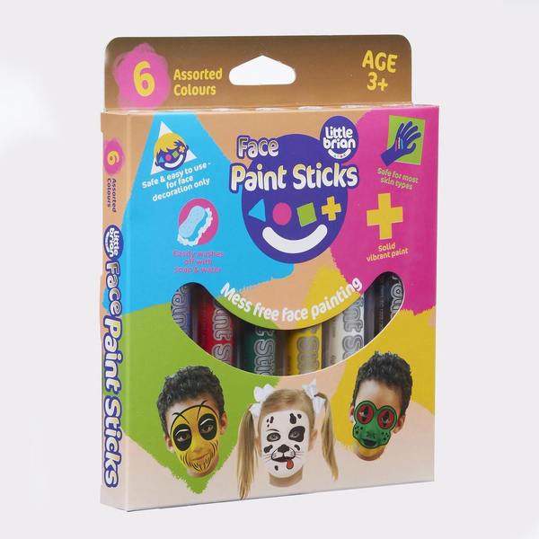 Little Brian Face Paint Sticks 6 Pack
