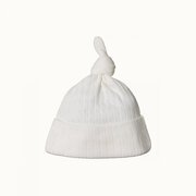 Nature Baby Pointelle Knotted Beanie-hats-and-sunglasses-Bambini