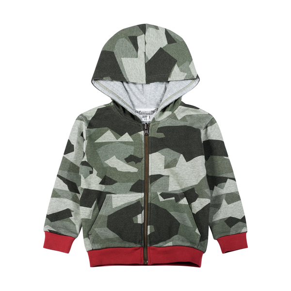 Paper Wings Reversible Tiger Camo Hoodie