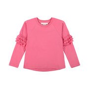 Paper Wings Frilled Raglan T-Shirt-tops-Bambini