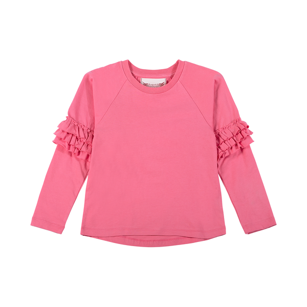 Paper Wings Frilled Raglan T-Shirt