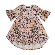 Rock Your Kid Pink Leopard Boho Dress-dresses-and-skirts-Bambini