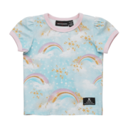 Rock Your Baby Rainbow Chaser Ringer Tee-tops-Bambini