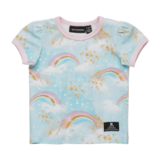 Rock Your Baby Rainbow Chaser Ringer Tee-tops-Bambini