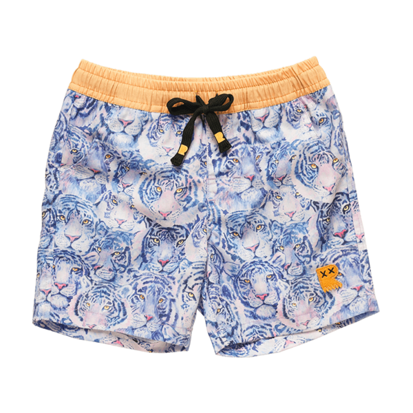Rock Your Kid Purple Tigers Boardshorts