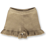 Grown Ribbed Frill Shorts-pants-and-shorts-Bambini
