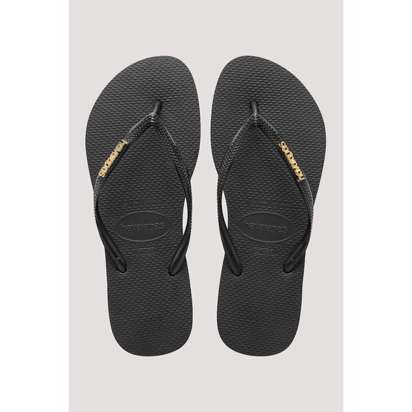 Havaianas Slim Logo Metallic Womens