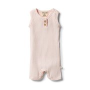 Wilson & Frenchy Organic Rib Growsuit-bodysuits-and-rompers-Bambini