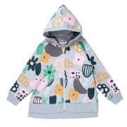 Minti Pastel Garden Zip Up-tops-Bambini