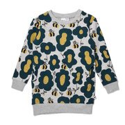 Minti Bees & Flowers Furry Dress-dresses-and-skirts-Bambini