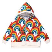 Minti Rain-Bows Furry Zip Up-tops-Bambini