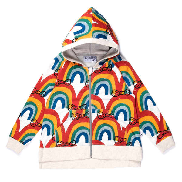 Minti Rain-Bows Furry Zip Up