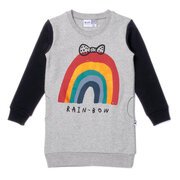 Minti Rain-Bow Furry Dress-dresses-and-skirts-Bambini