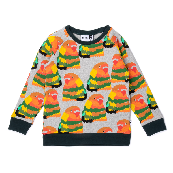 Minti Vivid Parrots Furry Crew