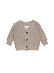 Huxbaby Oat Marl Knit Cardi-jackets-and-cardigans-Bambini