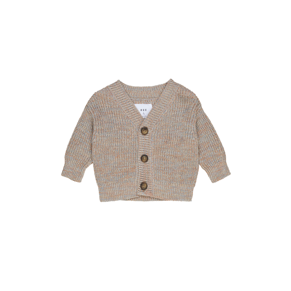 Huxbaby Oat Marl Knit Cardi