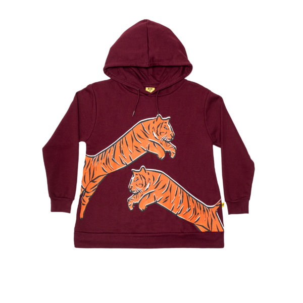 Band Of Boys Leaping Tiger A-Line Hoodie
