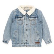 Alphabet Soup Denim Sherpa Jacket-jackets-and-cardigans-Bambini