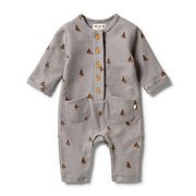 Wilson & Frenchy French Terry Growsuit-bodysuits-and-rompers-Bambini
