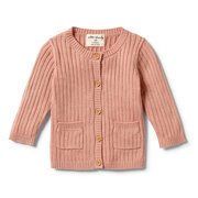 Wilson & Frenchy Knitted Rib Cardigan-tops-Bambini