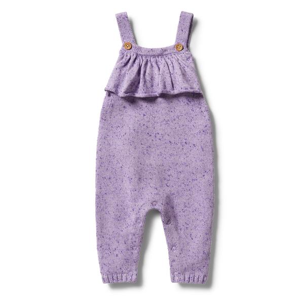 Wilson & Frenchy Knitted Ruffle Overall
