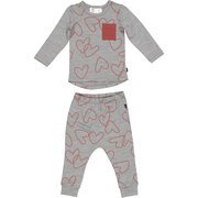 Little Flock Of Horrors Marlow PJ Set-sleepwear-Bambini