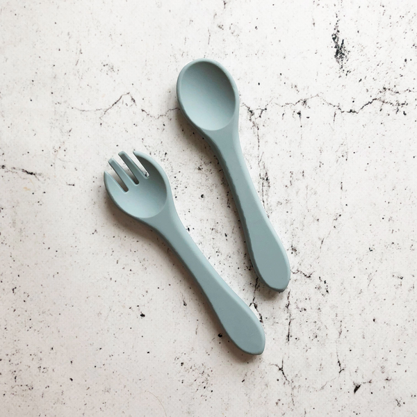Over The Dandelions Silicone Fork & Spoon Set