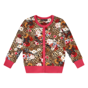 Rock Your Kid Leopard Floral Cardigan-tops-Bambini