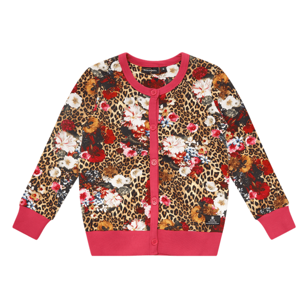 Rock Your Kid Leopard Floral Cardigan