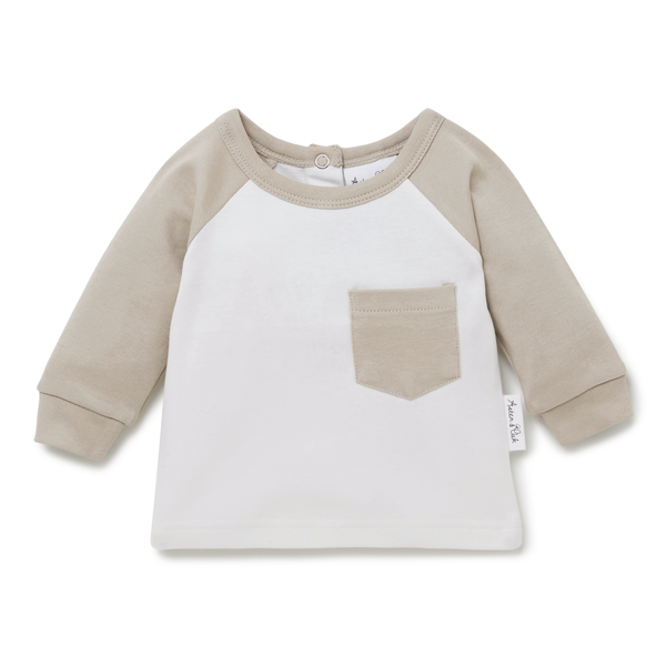 Aster & Oak Leaf Drop Raglan Tee