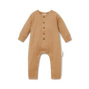 Aster & Oak Rib Button Romper-bodysuits-and-rompers-Bambini