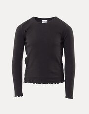 Eve Girl 1 x 1 Rib Longsleeve Tee-tops-Bambini