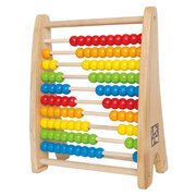 Hape Rainbow Bead Abacus-girl-Bambini