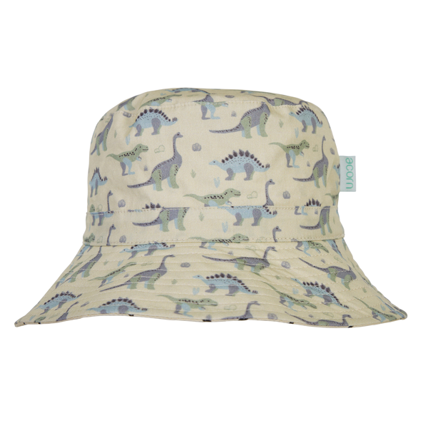 Acorn Dinosaur Reversible Bucket Hat