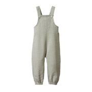 Nature Baby Tipper Gingham Overalls-bodysuits-and-rompers-Bambini