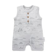 Aster & Oak Beach Day Romper-bodysuits-and-rompers-Bambini
