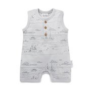 Aster & Oak Beach Day Romper-bodysuits-and-rompers-Bambini