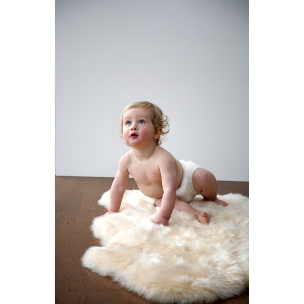 Auskin Baby Sheepskin Rug - Longwool