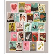 Kiwi Alphabet Set 26 cards-toys-Bambini