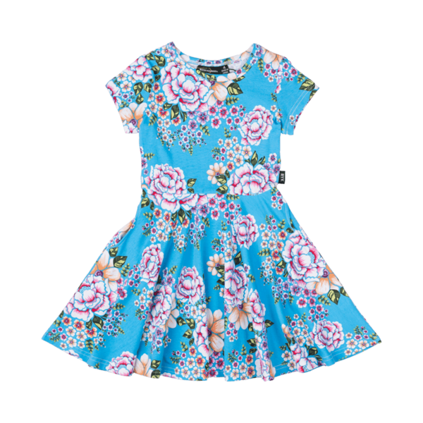 Rock Your Kid Floral Waisted Dress