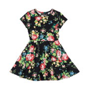 Rock Your Kid French Floral Wasited Dress-dresses-and-skirts-Bambini