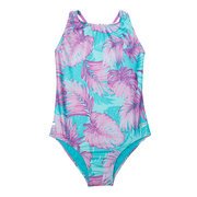 Speedo High Neck Strappy Back One Piece-swimwear-Bambini